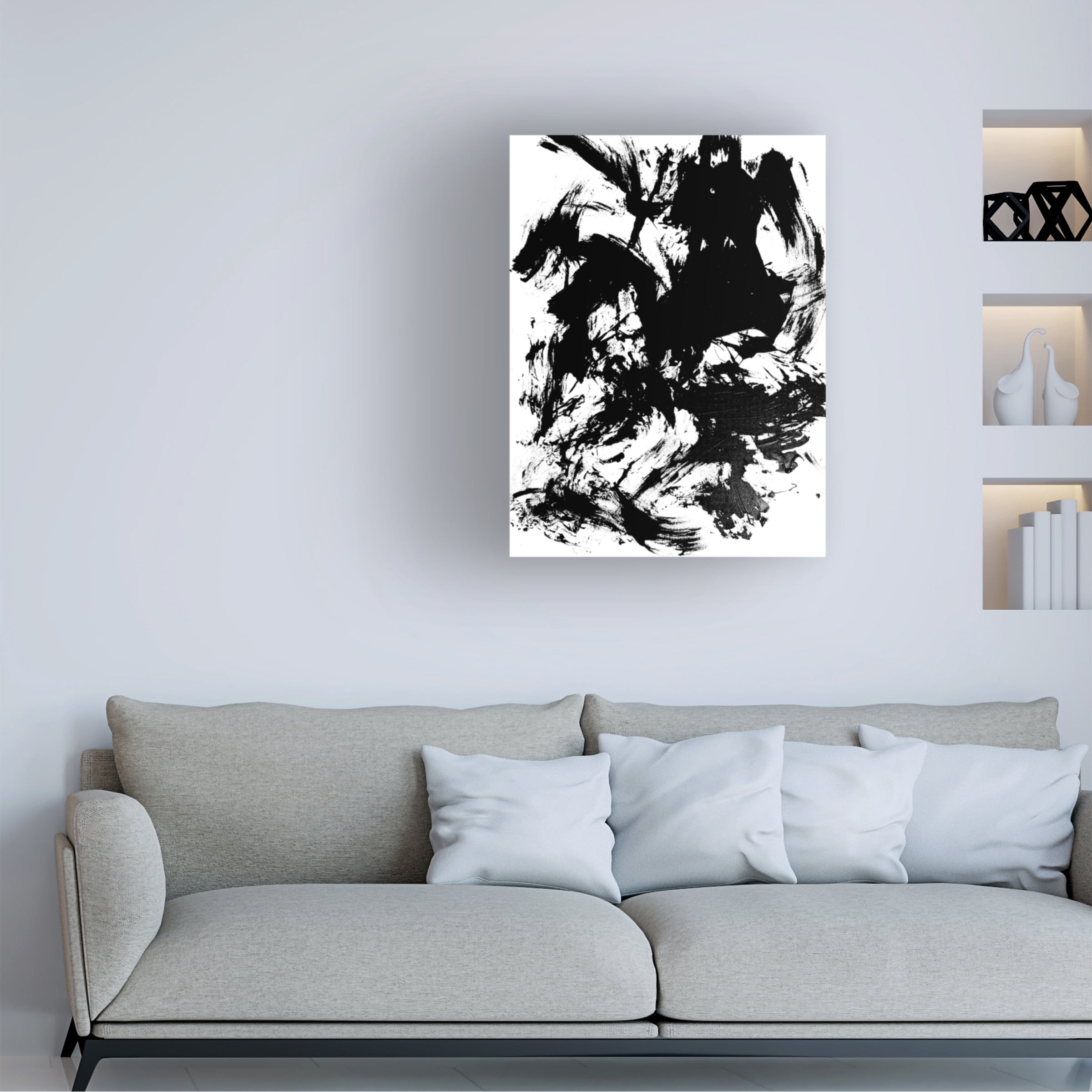 Allan Friedlander 'Expressive Abstract IV' Canvas Art