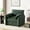 Green, variant on Chenille Oversized Armchair, 38.6" Wide Accent Chairs for Living Room & Bedroom Modern Lounge Chair, Upholstered Mid-Century Reading Chair, Comfy Living Room Chair, Single Sofa Chair, Beige