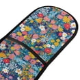thumbnail image 2 of Dailycode Double Sided Oven Mitt with Loop Heat Resistant Kitchen Long Potholders 7" x 35" Midsummer Meadows Flower, 2 of 6