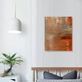 thumbnail image 4 of Acheng  Canvas Print Wall Art Set Gray &amp; Orange Paint Smudge Strokes Abstract Shapes Illustrations Modern Art Bohemian Colorful Multicolor Ultra for Living Room, Bedroom, Office picture 3, 4 of 5