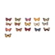 thumbnail image 5 of 100 piezas Botones de Madera Sincero Forma de Mariposa, 5 of 10