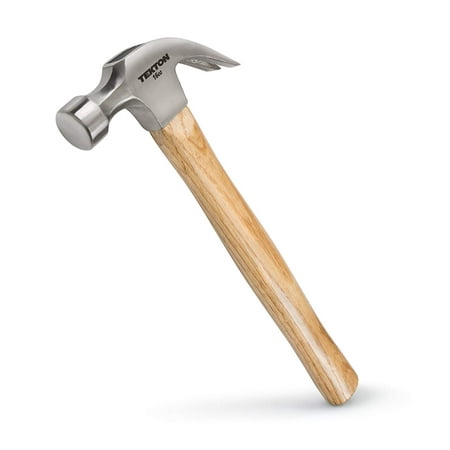 

16oz Curved Claw Hammer Wood Handle Hardwood 16 Ounce 13 Long Smooth Face