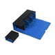 thumbnail image 2 of Caja de almacenamiento para barajas de cartas coleccionables, multiusos, de piel sintética, con capacidad para más de 300 cartas. Azul negro, 2 of 9