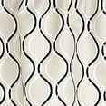 thumbnail image 2 of Curtainworks Morocco Scallop Valance Black, Indoor, 100% Polyester, 58"W x 14"L, 1 Piece, Adult, 2 of 5