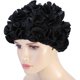 thumbnail image 3 of Gorro de baño con pétalos de flores para mujer, gorro de baño Retro para mujer, gorro de baño elástico fluido a la moda para pelo largo/corto, gorro de baño de pelo largo, 3 of 5