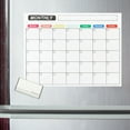thumbnail image 4 of 4 Pack Magnetic Dry Erase Eraser, 2x3.7in Magnetic Whiteboard Eraser Aluminum Metal for White Board Glass Calendar Board Fridge Refrigerator Office Supplies, Small, 50x93mm, 4 of 6