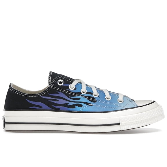 Converse Men's Chuck 70 Low Fire Black Blue Shoes, from StockX