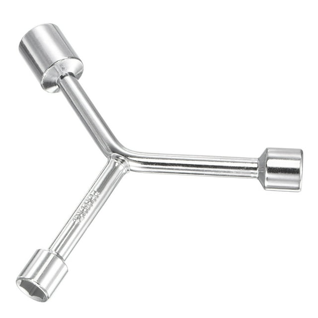 Unique Bargains Y Type 3 Way Hex Socket Wrench, 12mm 14mm 17mm Combination Repair Spanner Tool, 3.5-inch