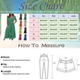 thumbnail image 3 of SRZYMJ Women's Jumpsuit with Pockets Stylish Women's Lace Up Front Ruffle Detail Wide Leg Jumpsuit for Everyday Casual Wear Comfortable Flowy Trousers, 3 of 5