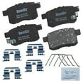thumbnail image 2 of Bendix Premium Copper Free CFC1451 Ceramic Brake Pad (with Installation Hardware Rear), 2 of 3