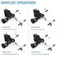 thumbnail image 3 of LIEAGLE Hoverboard Go Kart Kit Hoverboard Seat Attachment Hoverkart Length-adjustable go kart Seat for Hoverboard in 6.5”-10”, 3 of 5