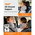 thumbnail image 5 of Arboleaf Heated Neck Pillow for Travel, Memory Foam Airplane Pillow– 360° Neck Support, 100% Memory Foam for Car, Train, Bus, Office Sleep, Travel Essentials for Long Flights, 5 of 9
