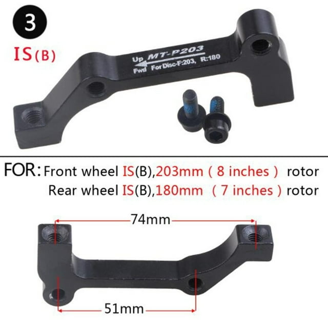 Support de Disque de Frein MTB Adaptateur de Frein PM A B à PM pour Rotor 140 160 180 203mm 3