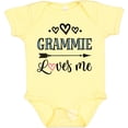 thumbnail image 3 of Inktastic Grammie Loves Me Arrow Childs Boys or Girls Baby Bodysuit, 3 of 5