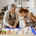 thumbnail image 5 of Food Storage Containers with Lid, Square Clear Commercial Storage Containers with Handle and Scale for Food Storage in Home Kitchen & Dining, 5 of 8