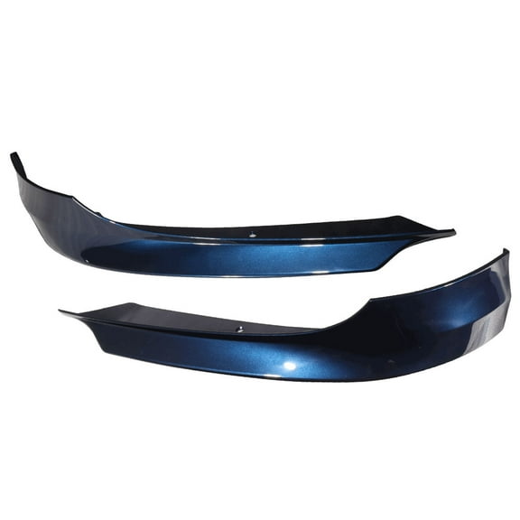 Ikon Motorsports Compatible with 09-12 BMW E90 Front Bumper Lip Splitter Painted #A76 Deep Sea Blue Metallic