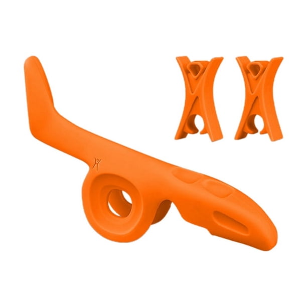 Dispositivo para Sujetar el del Violín Corrector de Mano Dispositivo para Sujetar el Recto Corrector de Transporte del Forma de la Mano Naranja