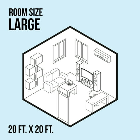 Mainstays 52 inch Hugger Indoor Ceiling Fan with Light Kit, Black, 5 Blades,, Reverse Airflow