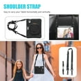 thumbnail image 3 of Case for iPad Mini 7th/6th Generation 8.3 inch 2024/2021, 360 Degree Rotating Hand Grip Shockproof Cover with Shoulder Strap, Black, 3 of 7