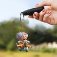 thumbnail image 6 of Christmas Clearance 2024 Christmas Tree Ornaments Joyful Motorbike Granny Novelty Pendant Acrylic Flat Car Hanging Ornament for Home Holiday Decoration Christmas Hot Sales!, 6 of 7