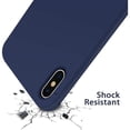 thumbnail image 2 of Entronix Silicone Case Compatible with iPhone Xs Max, Protective Cover, Navy Blue, 2 of 6