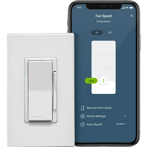 Decora Smart Wi Fi Fan Sd Controller, Leviton Ceiling Fan Control