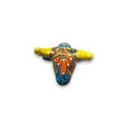 thumbnail image 5 of Artisan Crafted Talavera Bull Statue | Handmade Mexican Wall Decor, 5 of 6