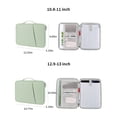 thumbnail image 2 of Matsuzay Bolsa para computadora portátil Protección impermeable grande Bolsos para computadora Maletín Bolsas Estuche Accesorios Almacenamiento y organización del hogar Verde 12.9-13 pulgadas, 2 of 6