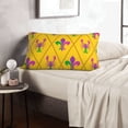 thumbnail image 6 of Pofeuu Mardi Gras Crayfish and Fleur de lis Print Polyester Microfiber Plush Pillowcases, Super Soft and Cozy Pillow Case Covers with Envelop Closure（Pillow core not included）-20"x30", 6 of 6