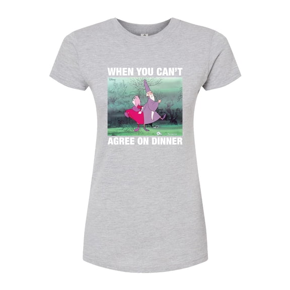 Disney - The Sword And The Stone - Merlyn & Mim Can't Agree on Dinner - Juniors Fitted Graphic T-Shirt