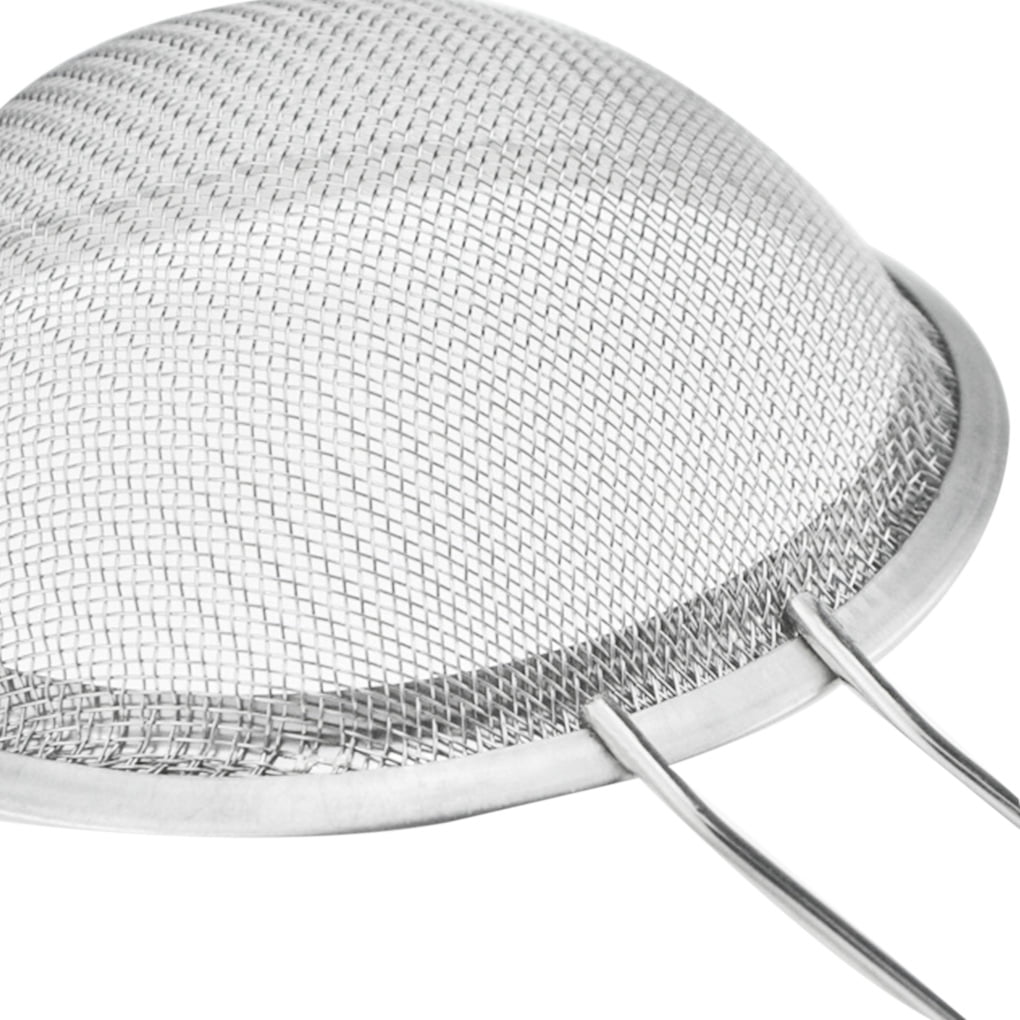 Wweixi Stainless Steel Flour Sieve Strainer Spoon Kitchen Fine Mesh Oil