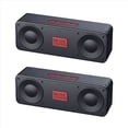 thumbnail image 1 of 2X Radio FM Portátil Inalámbrico Bluetooth 5.0 Altavoz Mini MP3 Reproductor de Música Soporte Tarjeta TF U Disco Carga USB Radio-B, 1 of 4