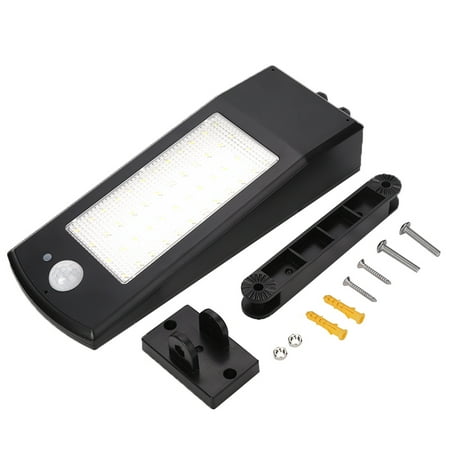 

Big sale Solar Powered LED Wall Light Waterproof Sensor Lamp Black White with Remote Control