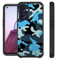 thumbnail image 1 of Compatible with OnePlus Nord N300 5G Hybrid Fusion Guard Phone Case Cover (Blue Black Camouflage), 1 of 2