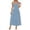 A-Blue308, variant on Tie Strap Midi Dress for Women Sweetheart Neck A Line Flowy Wedding Guest Sundress