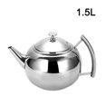 thumbnail image 1 of Teapot Container Coffee Pot Kettle Filter Large Side Furnace Capacity Stainless Steel Tool, 1 of 8