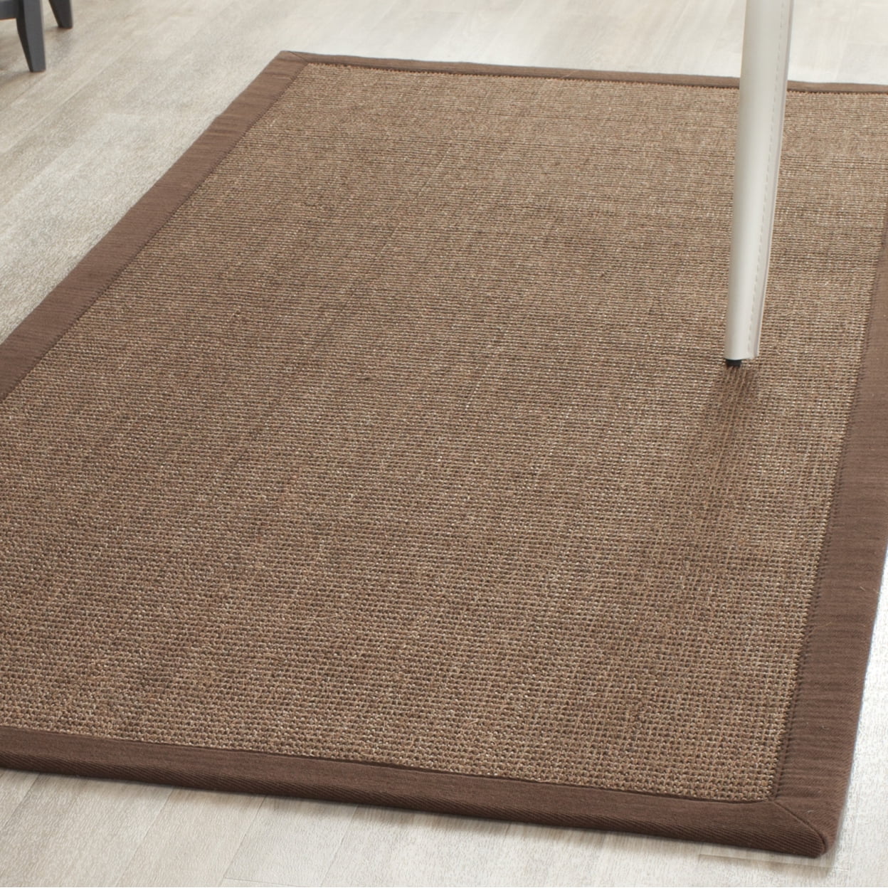 SAFAVIEH Natural Fiber Forrester Border Sisal Area Rug, Brown, 8' x 10'
