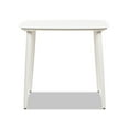 thumbnail image 3 of Santorini 33.5" Square Outdoor Patio Table Powder White Aluminum, 3 of 11