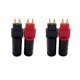 thumbnail image 1 of 2 pares de clavijas de audio para auriculares chapadas en oro, conector de metal para auriculares HiFi HD650 HD600 HD580 HD25, 1 of 3