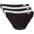 thumbnail image 2 of Men's Black and Grey Bikini Briefs, 5-pack, 2 of 2