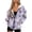 Butterfly and Floral Pattern, variant on Soft Long Sleeve Sweatshirts for Fall Travel, Salamander Pattern Polyester Fabric Drawstring Track Jacket