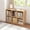 Oak, variant on 4 Cube Organizer Bookcase - Fabric Storage Bins Container, Open Shelf Simple Compartments Bookshelf, Oak