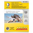 thumbnail image 1 of MR.R Single Side High Glossy Inkjet Photo Paper, 260gsm 69LB,8.5''x11'',100 sheets per pack, 1 of 4