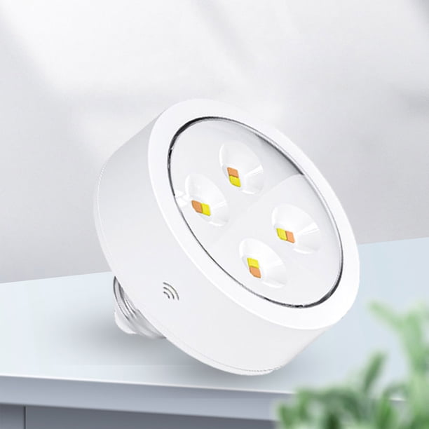 Luz de disco de hockey regulable con control remoto de tornillo E26/E27 debajo de la luz del gabinete Hugtrwg Para estrenar