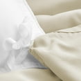 thumbnail image 5 of Bare Home Luxury 3 Piece Duvet Cover and Sham Set - Premium 1800 Ultra-Soft Brushed Microfiber - Hypoallergenic, Easy Care, Wrinkle Resistant (Queen, Sand), 5 of 6