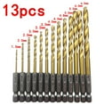Screw Tightening Screwdriver High Bit Shank Drill Titanium Coated Speed