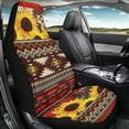 thumbnail image 4 of Jeiento Southwest Aztec Automotive Seat Cover Front Seats Only Sunflower Auto Bucket Seat Cover Red Car Accessories Interior Covers for Cars Universal Fit for SUV Truck Sedan, 1 Piece, 4 of 6