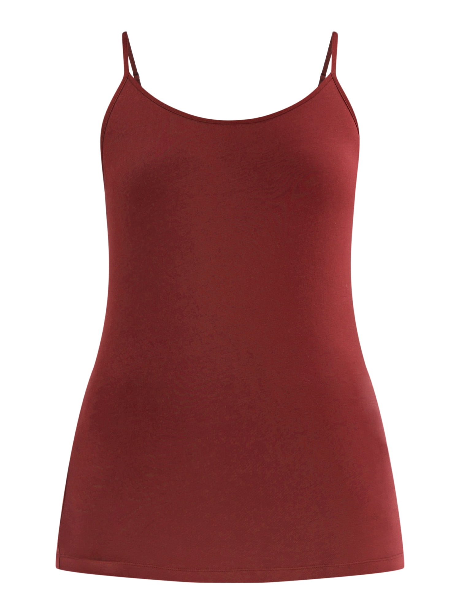 Time and Tru Women’s Cami Top with Adjustable Straps, Sizes XS-XXXL