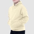 thumbnail image 5 of Boys Hoodies Solid Color Winter Hoodie for Boys Kids Clothing Warm Long Sleeve Sweatshirt Coat, 5 of 6