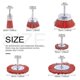 thumbnail image 2 of 6Pcs Nylon Filament Abrasive Wire Brush Wheel & Cup Brush Set with 1/4 Inch Shank, 6 Sizes Nylon Set Perfect, 2 of 5